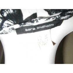 Jurk wit vlinders Sara Lindholm mt 42 AANBIEDING