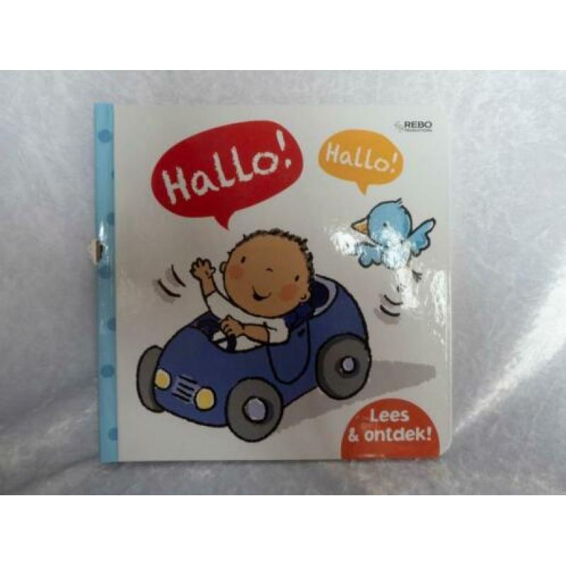 Hallo, hallo, een lees en ontdekkingsboek flapjesboek peuter