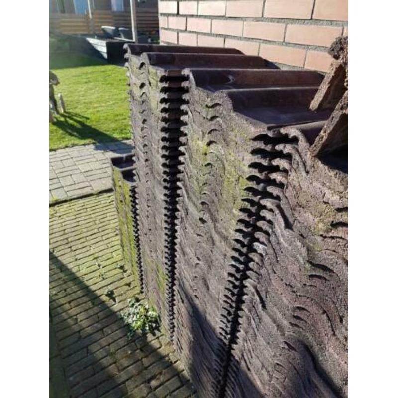 Dakpannen sneldekkers ongeveer 150 stuks