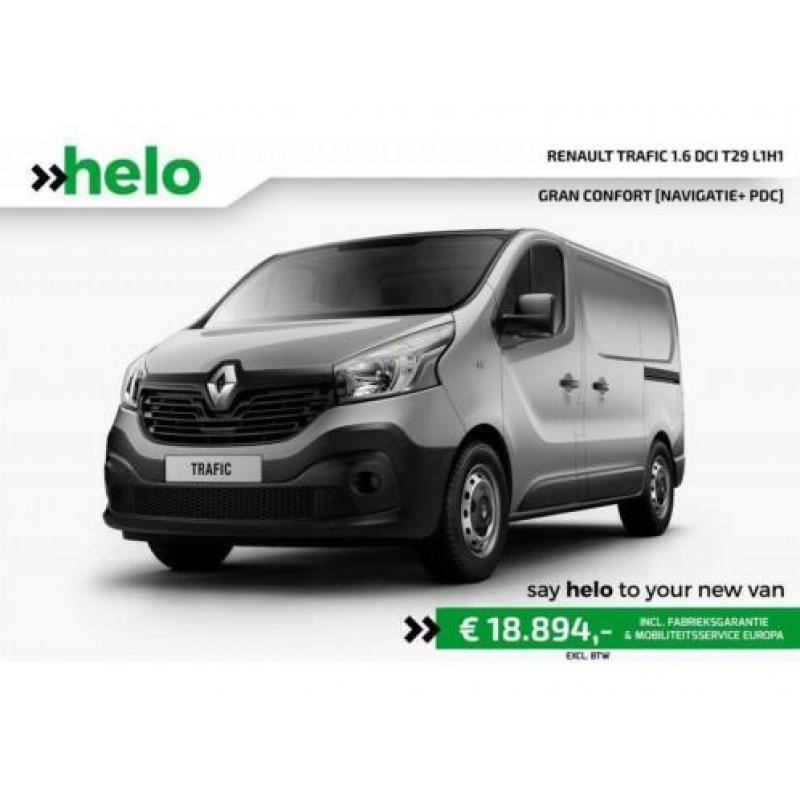 Renault Trafic 1.6 dci T29 L1H1 Gran Confort (bj 2020)