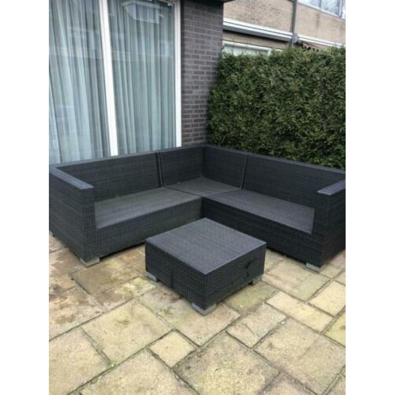 Wicker Loungeset met all weather kussens