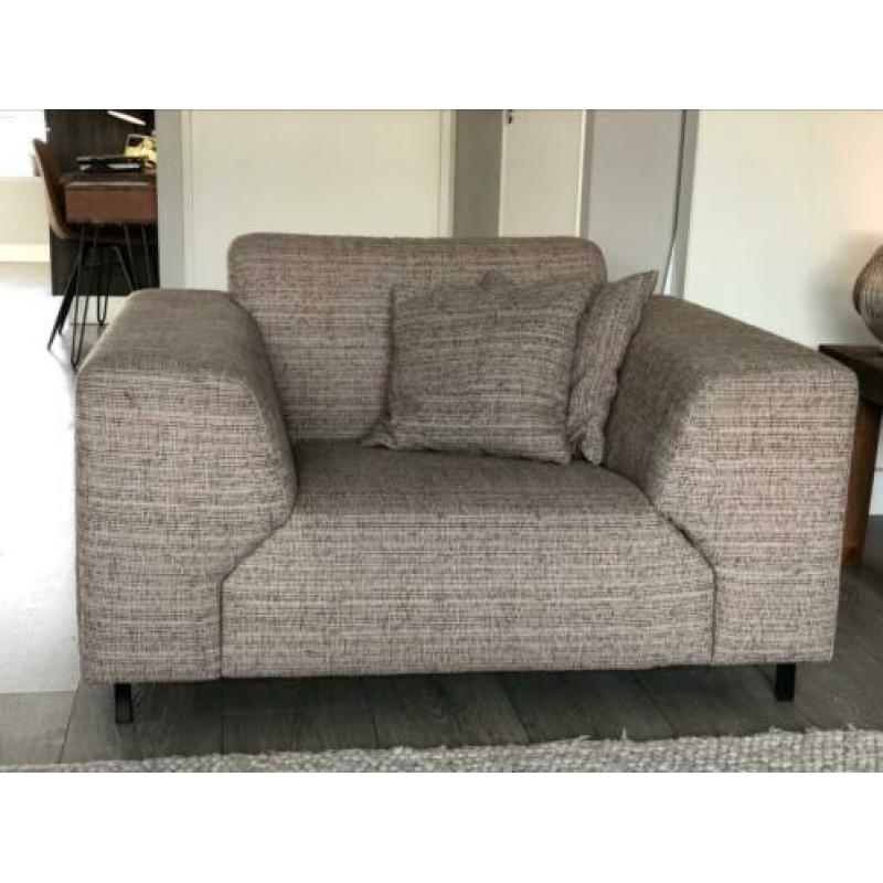 Fauteuil Beige gemêleerd