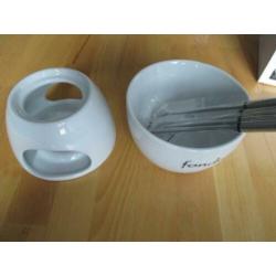 chocolade fondue set NIEUW in doos, ook leuk als kado