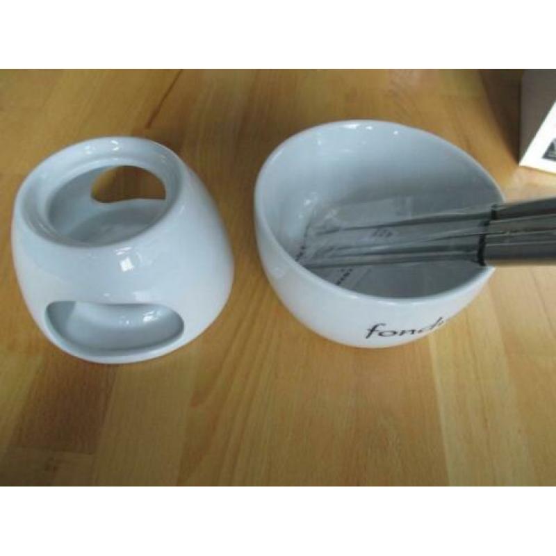 chocolade fondue set NIEUW in doos, ook leuk als kado
