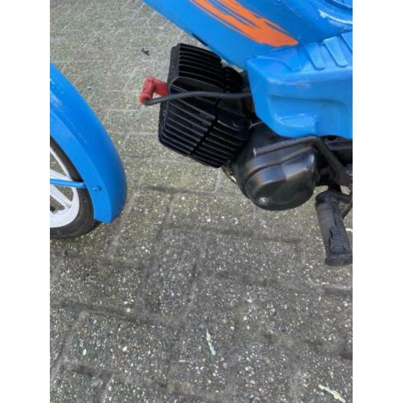 Zeer nette Tomos a35 blauw kenteken