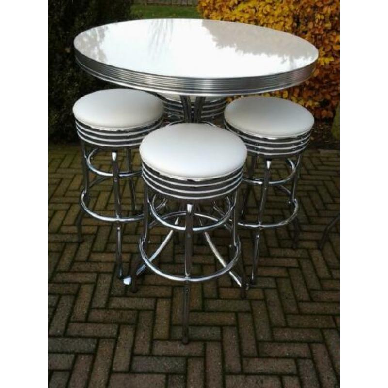 Bel Air Amerikaanse barkrukken bartafel fifties sixties bar