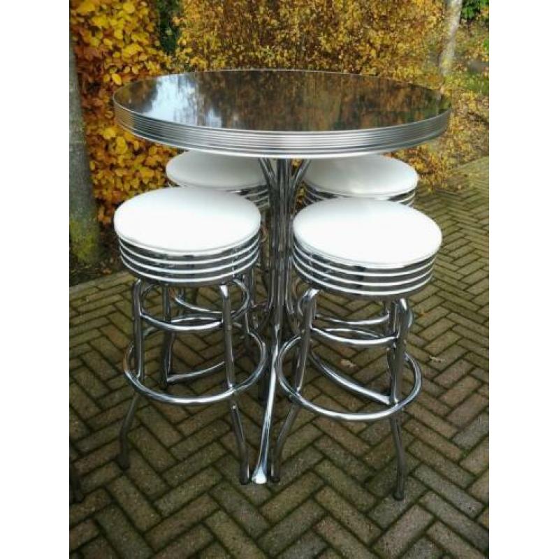 Bel Air Amerikaanse barkrukken bartafel fifties sixties bar