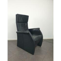 De Toekomst elektrische leren design relax fauteuil zwart