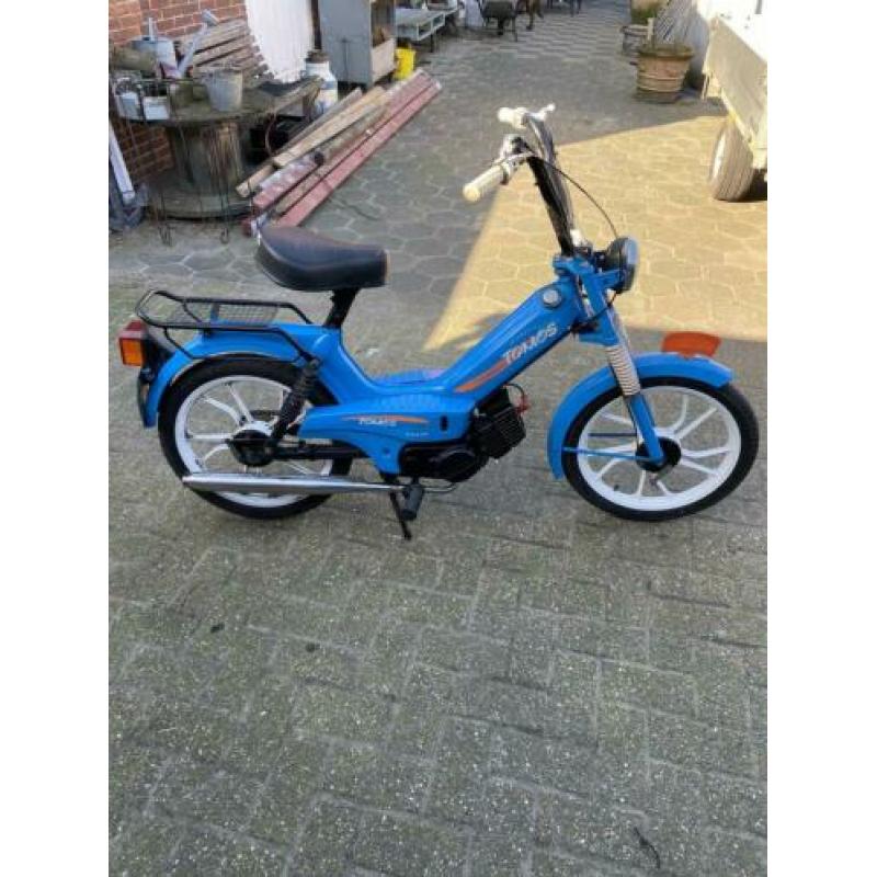 Zeer nette Tomos a35 blauw kenteken