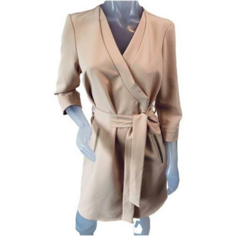Vanilia poeder roze stretch jurkje - 40 - New