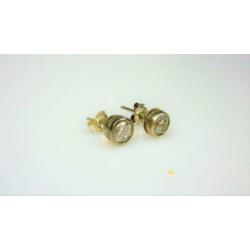 Opruiming Oorstekers zilver & heldere gemstone / Z5467