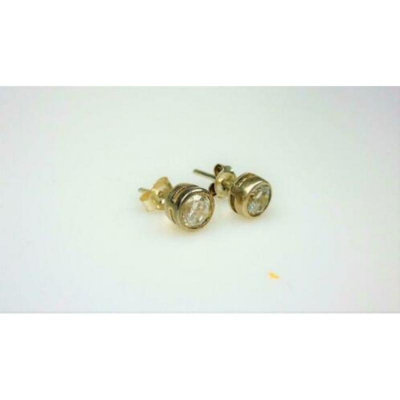 Opruiming Oorstekers zilver & heldere gemstone / Z5467