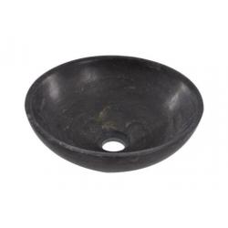 Waskom, wastafel, zwart, natuursteen, hardsteen SKW-05B