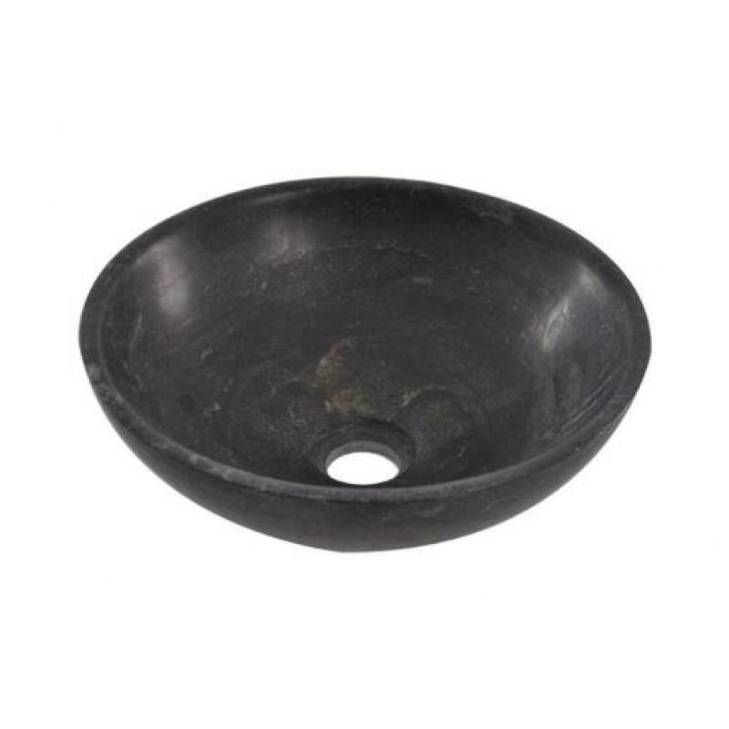Waskom, wastafel, zwart, natuursteen, hardsteen SKW-05B