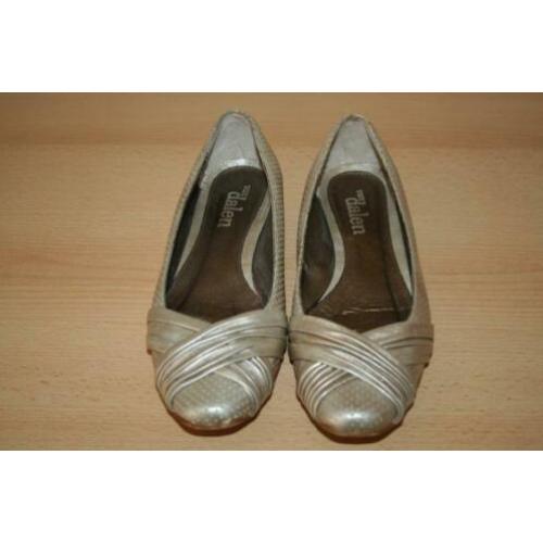 Van Dalen leren beige schoenen mt 37