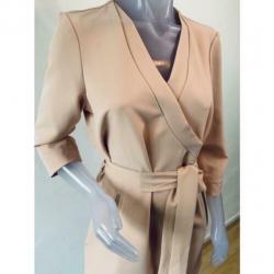 Vanilia poeder roze stretch jurkje - 40 - New
