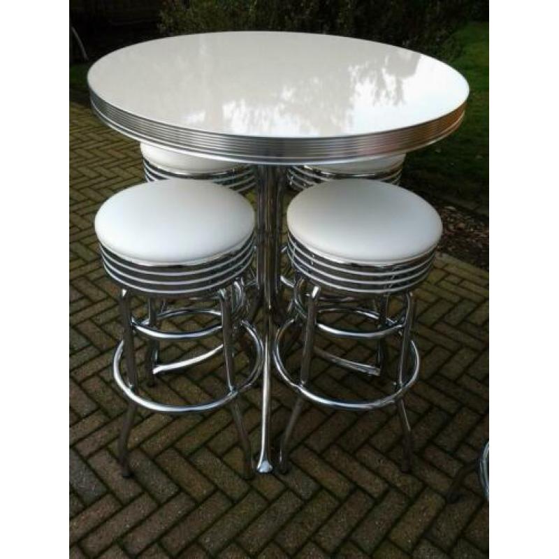 Bel Air Amerikaanse barkrukken bartafel fifties sixties bar