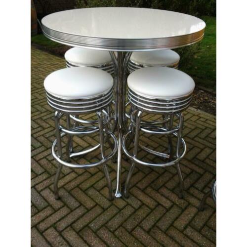 Bel Air Amerikaanse barkrukken bartafel fifties sixties bar