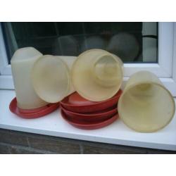 4 x kippen /vogel drinkbak