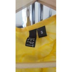 Zomers gele blouse mt s van Dept