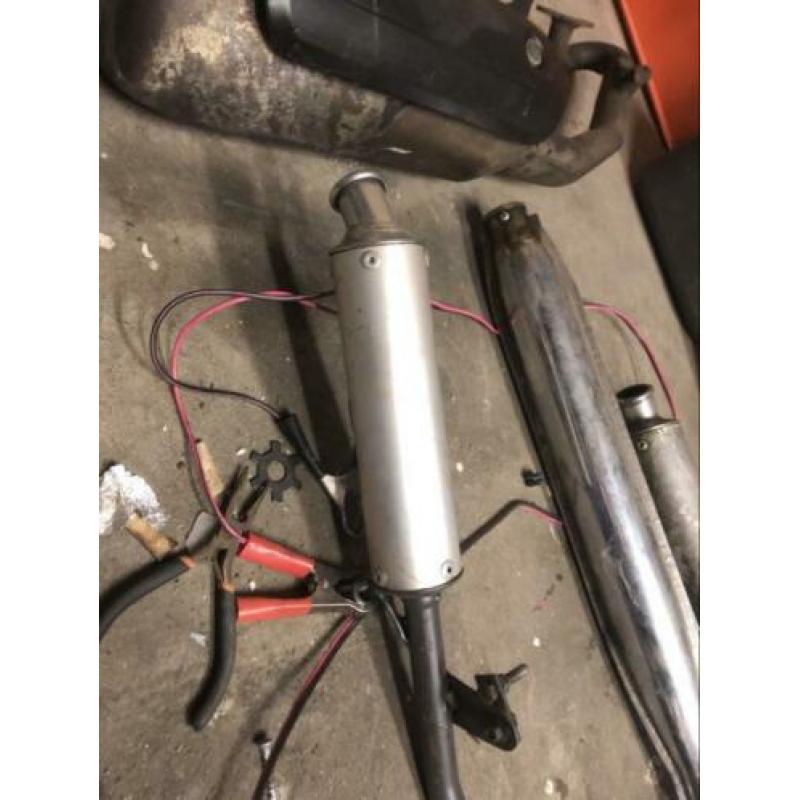 Uitlaat puch tomos aerox
