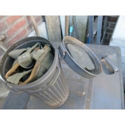 Gasmasker , met blik , blauw van kleur. Luftwaffe 1944 !!!