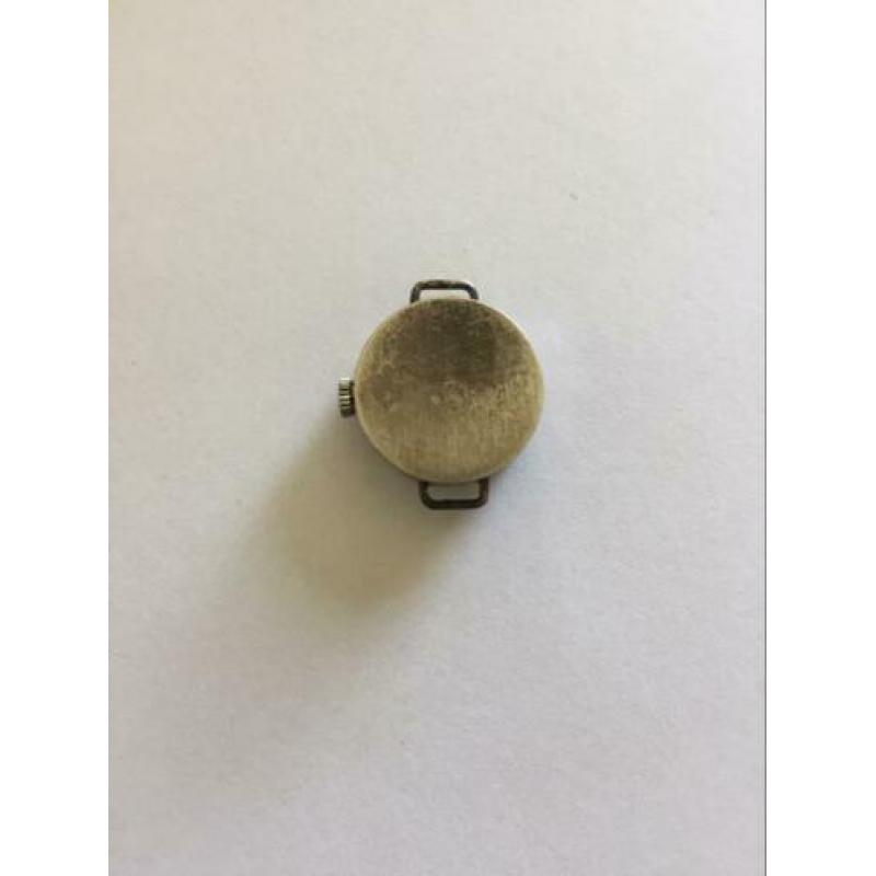 Heno Zilver Horloge,Vintage,Handopwind,werkt prima