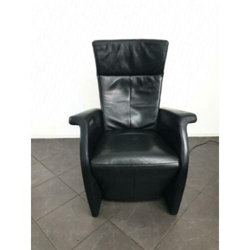 De Toekomst elektrische leren design relax fauteuil zwart