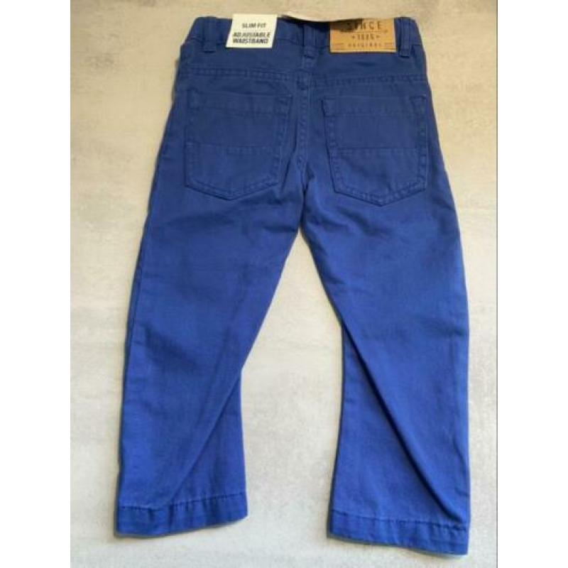 Hema broek blauw maat 92 jongen