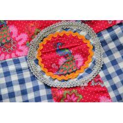Blondd - mooie rok met vrolijke print en kleuren / maat S