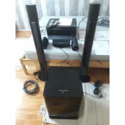 MINIMAAL GEBRUIKT ?? - Harman Kardon 5.1 Dolby Digital set