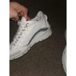 Dsquared2 dames schoenen wit