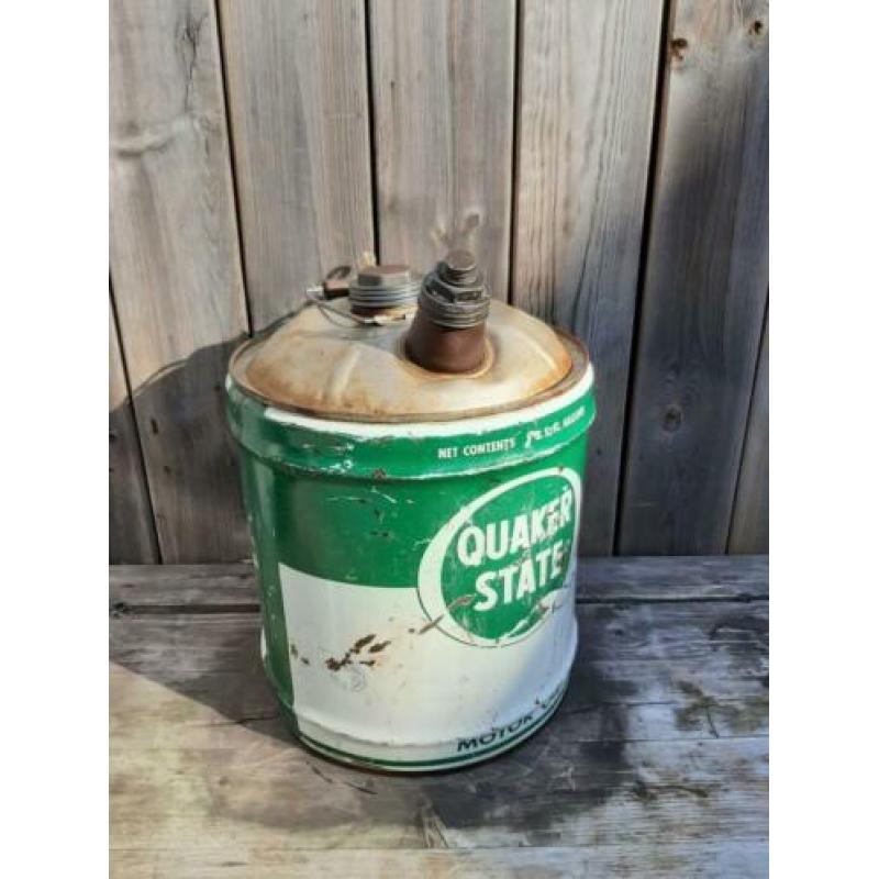 QUAKER STATE 5 gallon USA olieblik.