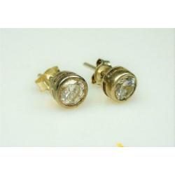 Opruiming Oorstekers zilver & heldere gemstone / Z5467
