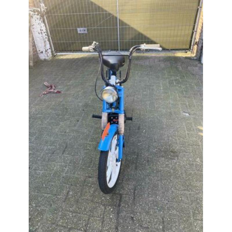 Zeer nette Tomos a35 blauw kenteken