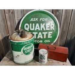 QUAKER STATE 5 gallon USA olieblik.