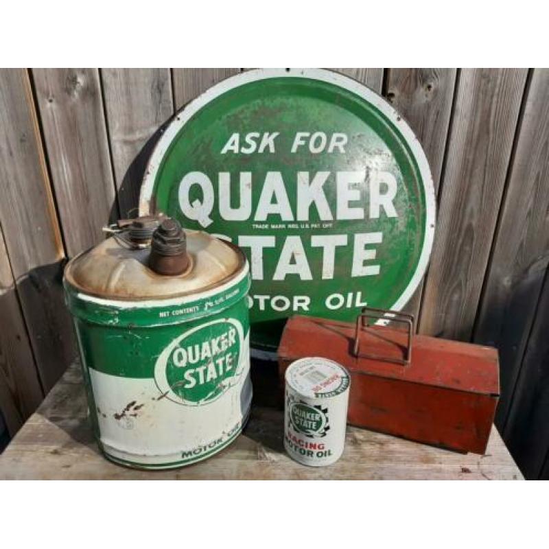 QUAKER STATE 5 gallon USA olieblik.