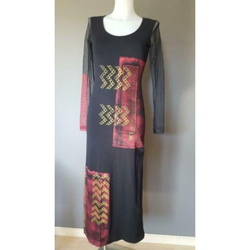 jurk Legatte (Save the Queen) - geverfde print op stof - S