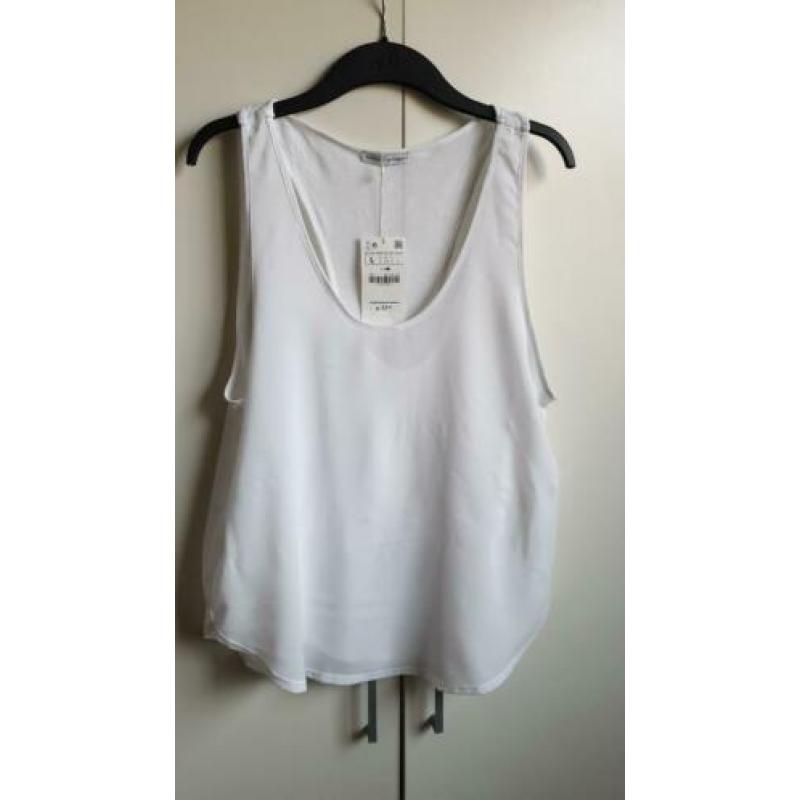 Zara witte top L