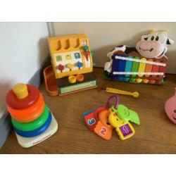 Fisher price telefoon kassa xylofoon baby speelgoed partij