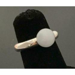 Zilveren TI SENTO ring met KATTENOOG