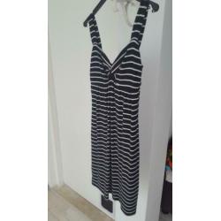 Expresso Jurk maat 38/M ; zwart en wit