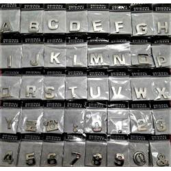 3-D Chrome DIY Letters en Cijfers voor auto..alle doeleinden