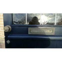 Voordeur met glas in lood