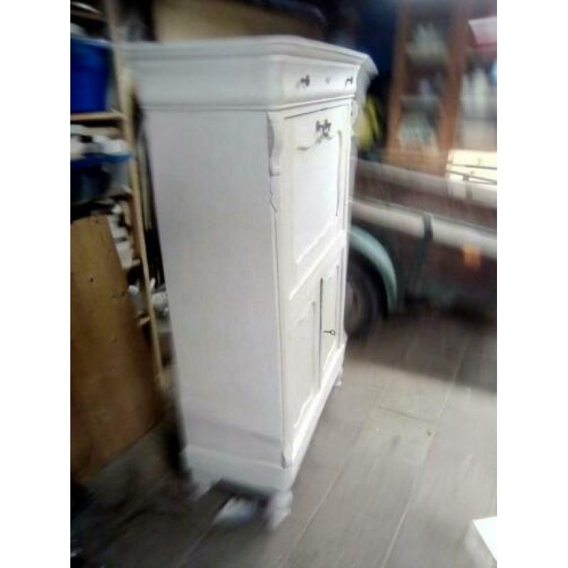 Te koop mooie brocante biedermeier secretaire