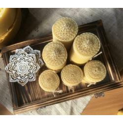Bijenwas kaarsen/ Beeswax candles