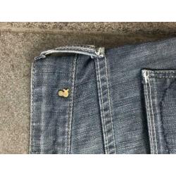 Mooie spijker/jeansbroek wijde pijpen mt36