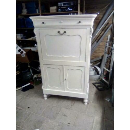 Te koop mooie brocante biedermeier secretaire