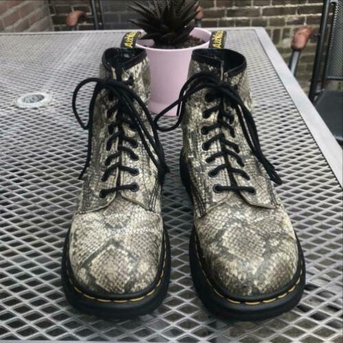 Zeldzame Vintage Dr. Martens met Slangenprint UK7 EU41 rare