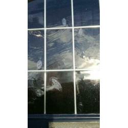 Voordeur met glas in lood
